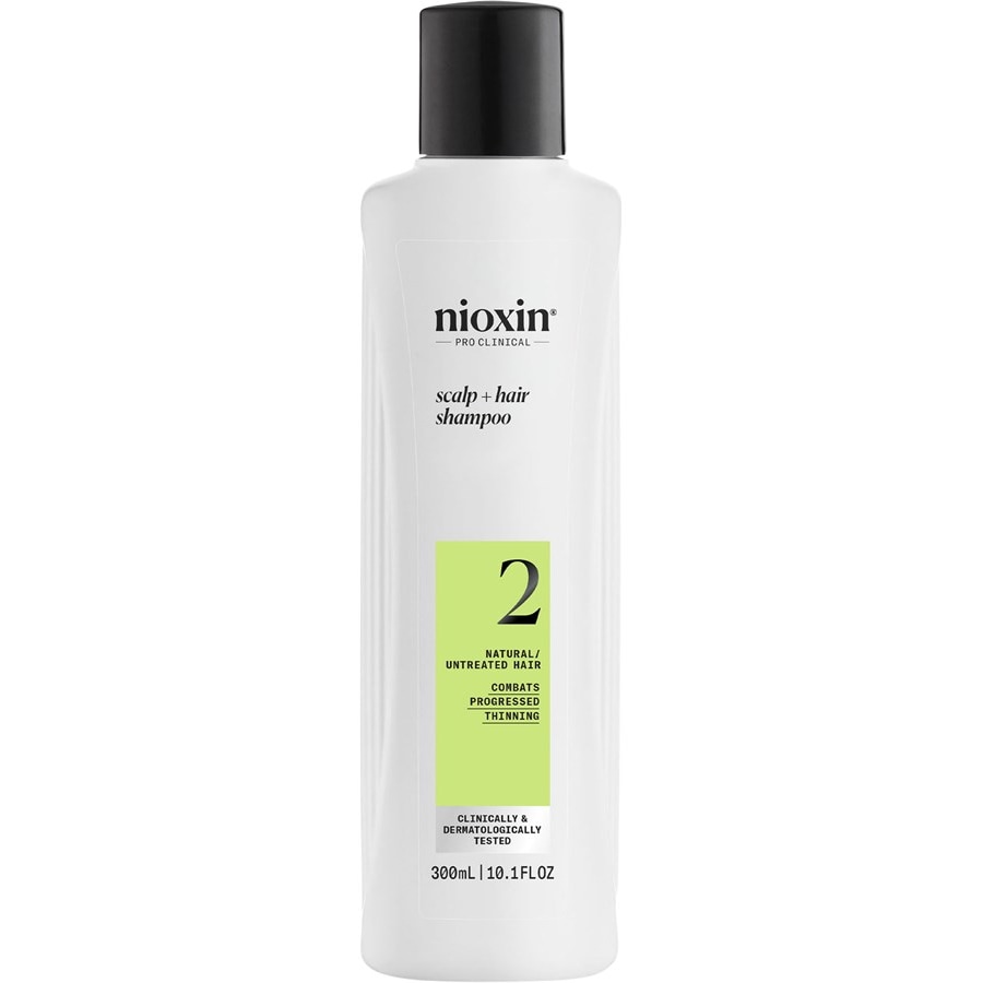 System 2 Cleanser Shampoo Natural Hair Progressed Thinning von Nioxin