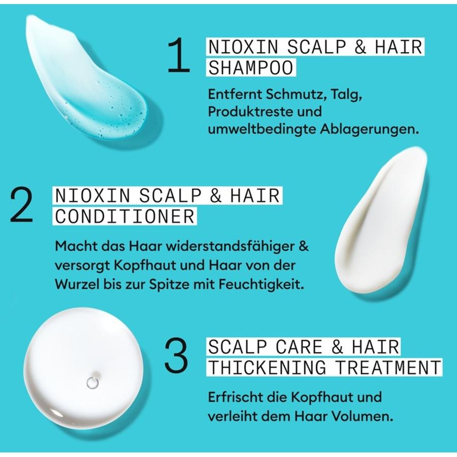 System 3 3-Step-System Set Colored Hair Light Thinning Von Nioxin