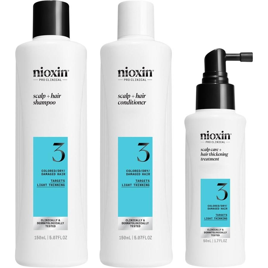 System 3 3-Step-System Set Colored Hair Light Thinning von Nioxin