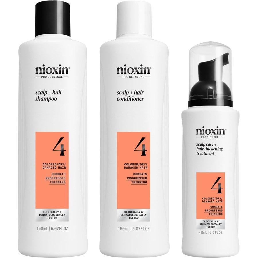 System 4 3-Step-System Set Colored Hair Progressed Thinning von Nioxin
