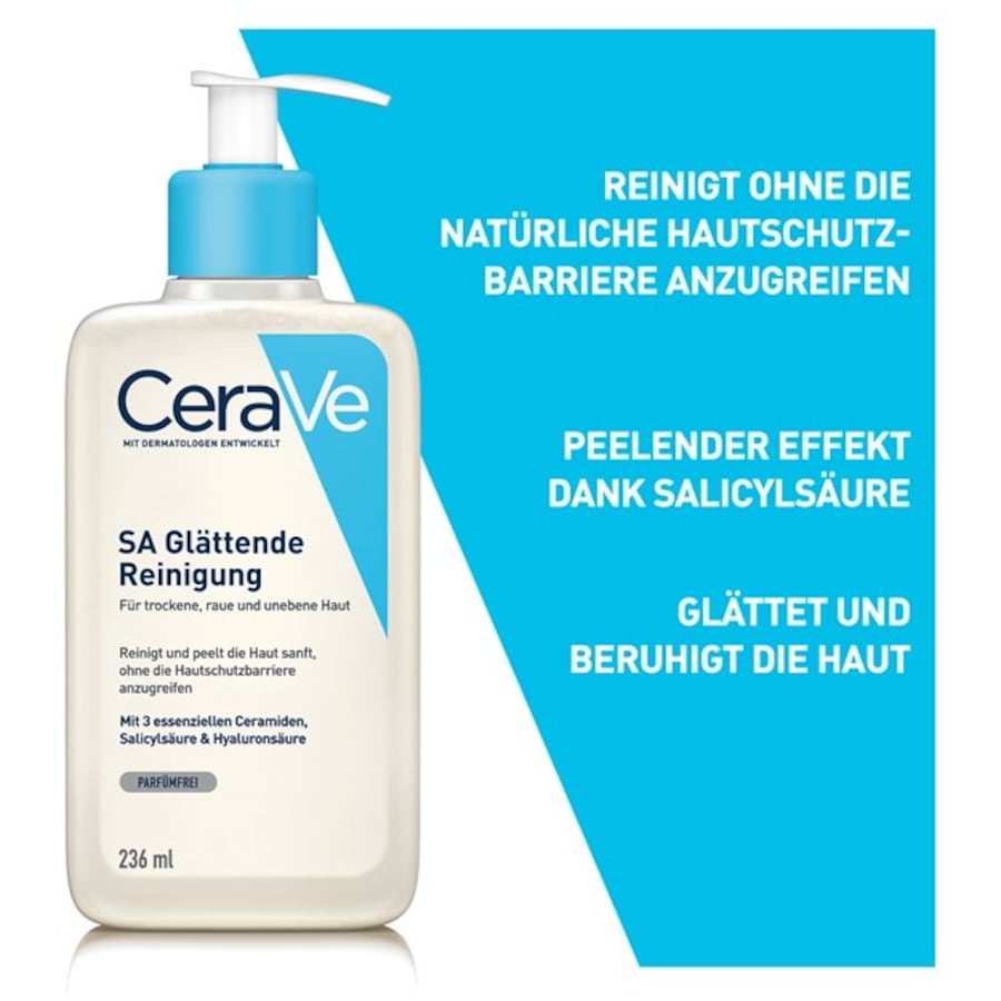 Trockene Bis Sehr Trockene Haut SA Glättende Reinigung Von CeraVe
