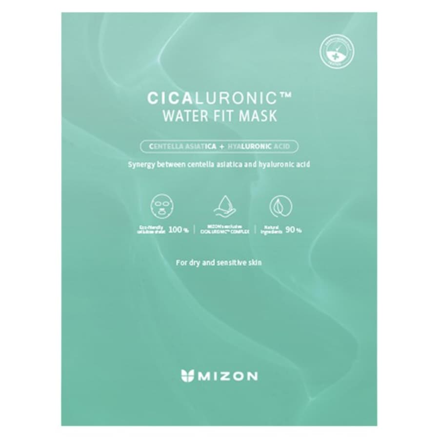Tuchmasken Cicaluronic Water Fit Mask von Mizon