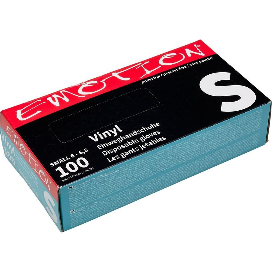 Verbrauchsmaterial Emotion Vinyl Handschuhe S von Efalock Professional