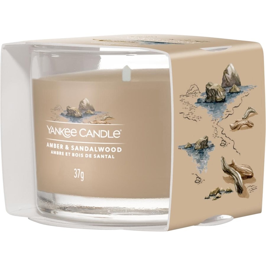 Votivkerze Im Glas Amber & Sandalwood Von Yankee Candle