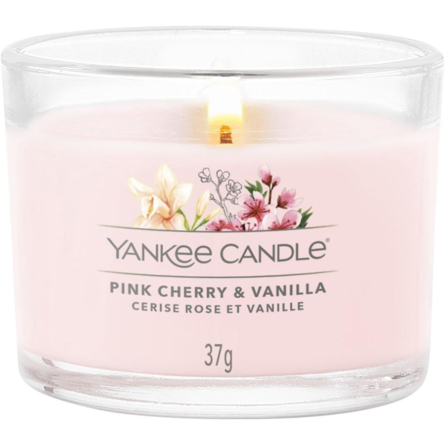 Votivkerze im Glas Pink Cherry & Vanilla von Yankee Candle