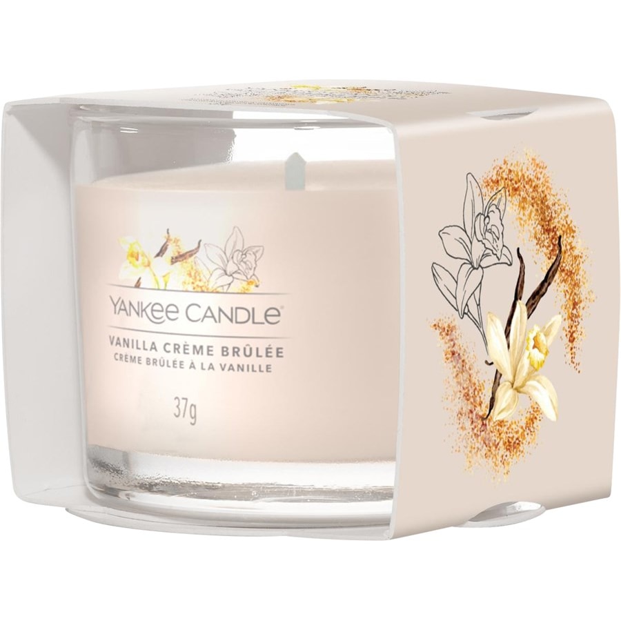 Votivkerze Im Glas Vanilla Créme Brùlée Von Yankee Candle