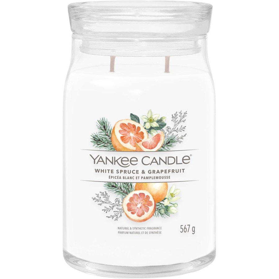 Votivkerze im Glas White Spruce + Grapefruit von Yankee Candle