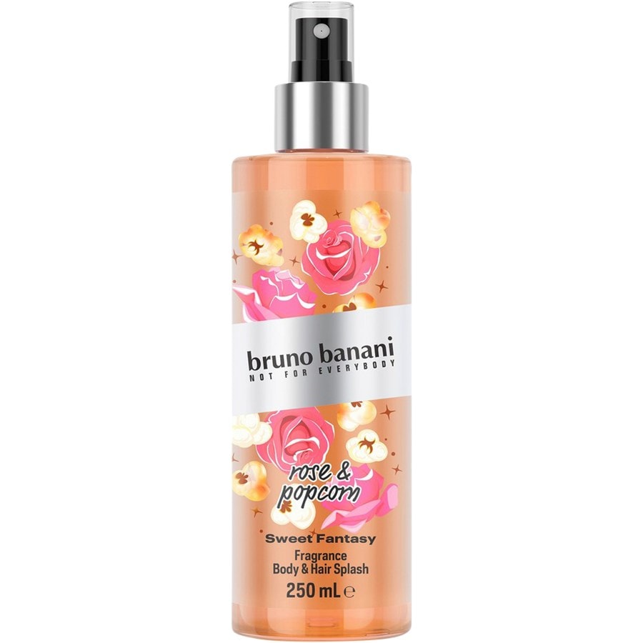 Woman Summer Sweet Fantasy Fragrance Body & Hair Splash Rose & Popcorn von Bruno Banani