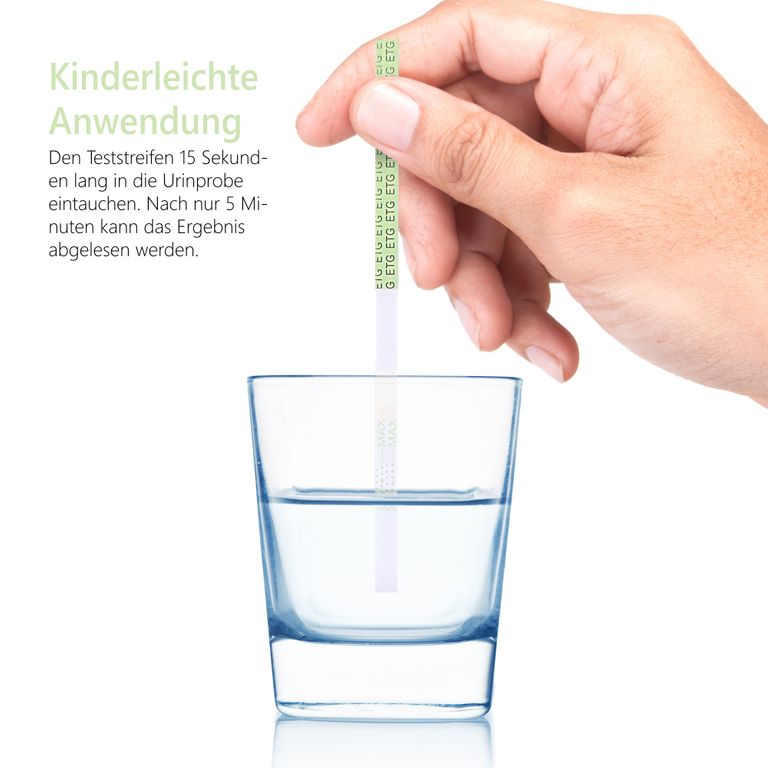 Shopapotheke 10x LuxmedIQ Alkoholtest - Ethylglucuronid (ETG) Urin Schnelltest - Cutoff 500 Ng/mL