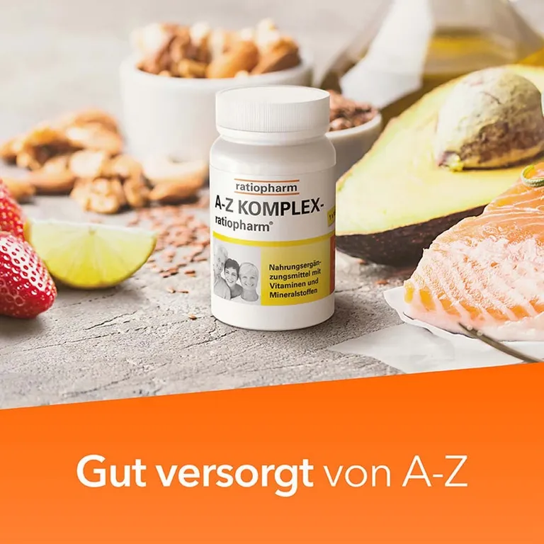 Shopapotheke A-Z Komplex Ratiopharm - Mit 23 Vitaminen & Mineralstoffen