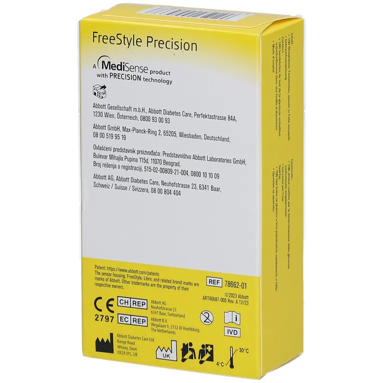 Shopapotheke Abbott FreeStyle Precision Blutzucker-Teststreifen