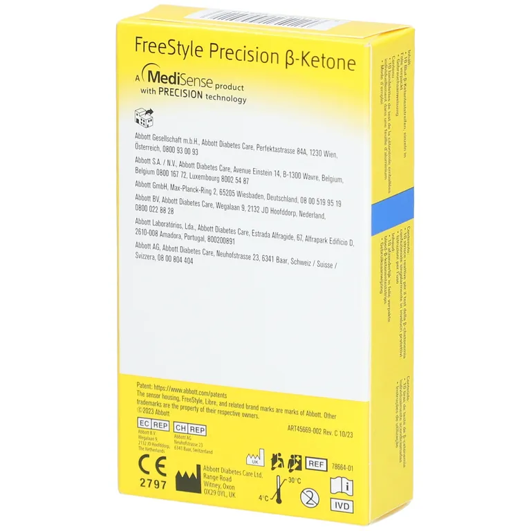 Shopapotheke Abbott FreeStyle Precision β-Ketone Teststreifen