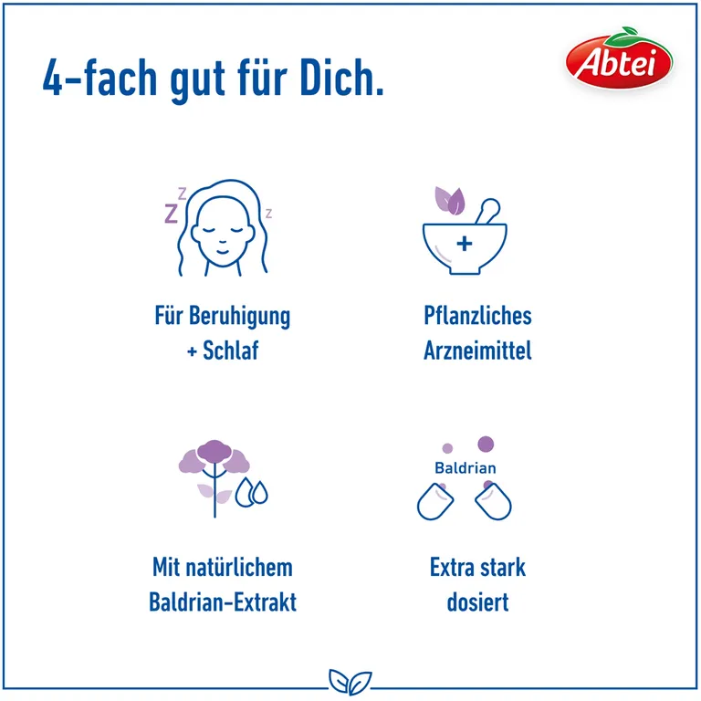 Shopapotheke Abtei Baldrian Forte Beruhigungsdragees