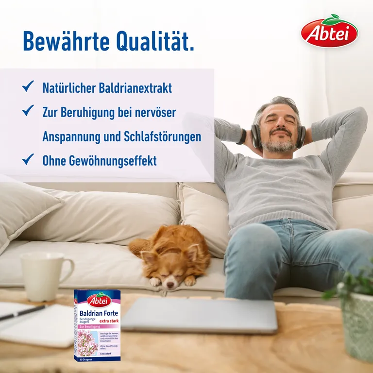 Shopapotheke Abtei Baldrian Forte Beruhigungsdragees