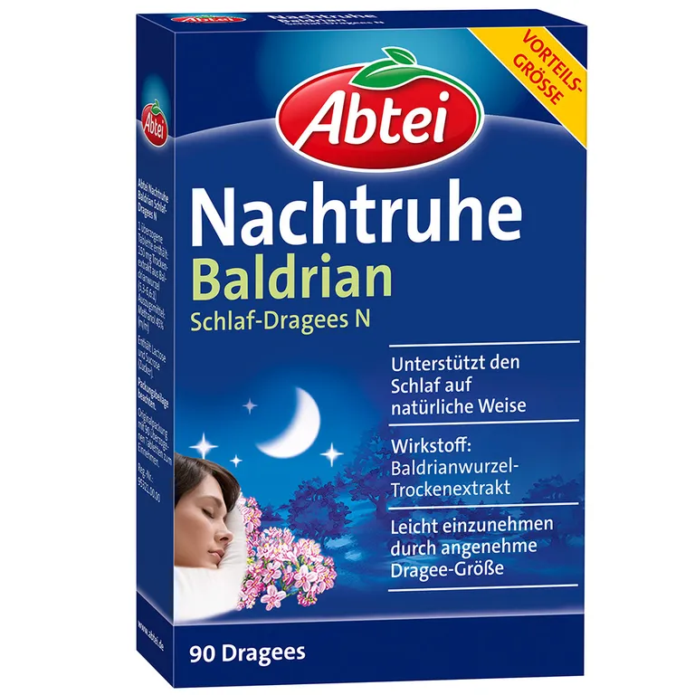 shopapotheke Abtei Nachtruhe Baldrian Schlaf-Dragees N