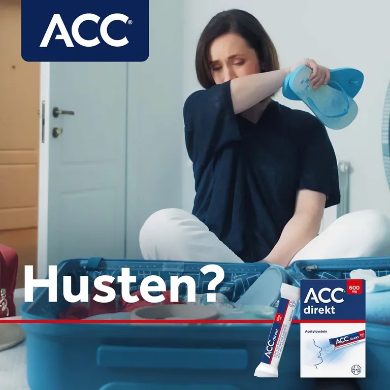 Shopapotheke ACC® Direkt 600 Mg Bei Husten - Als Direkt-Stick Für Unterwegs Nur 1 X Täglich