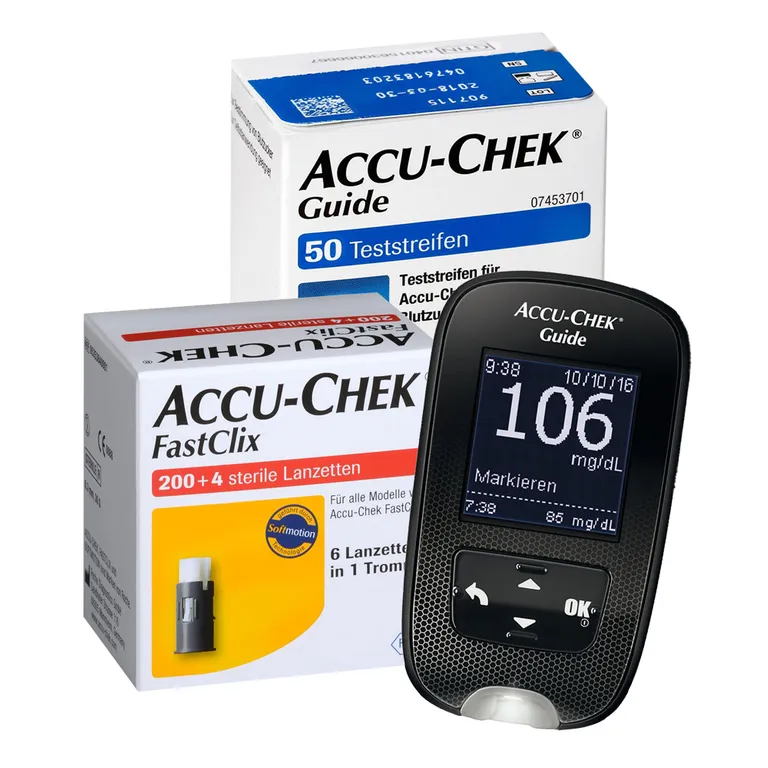 shopapotheke ACCU-CHEK® Guide mg/dL + Teststreifen + FastClix Lanzetten