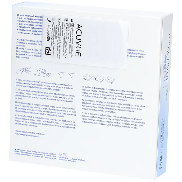 Shopapotheke ACUVUE® 1-DAY MOIST BC 8 5 Tageslinsen