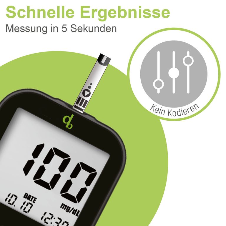 Shopapotheke Adia Blutzuckerteststreifen 50 Stück Blutzucker-Selbstkontrolle Bei Diabetes