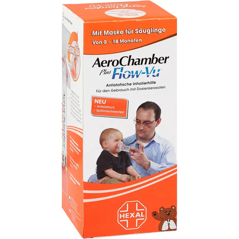 shopapotheke AeroChamber Inhalierhilfe mit Maske für Säuglinge (von 0 - 18 Monaten)