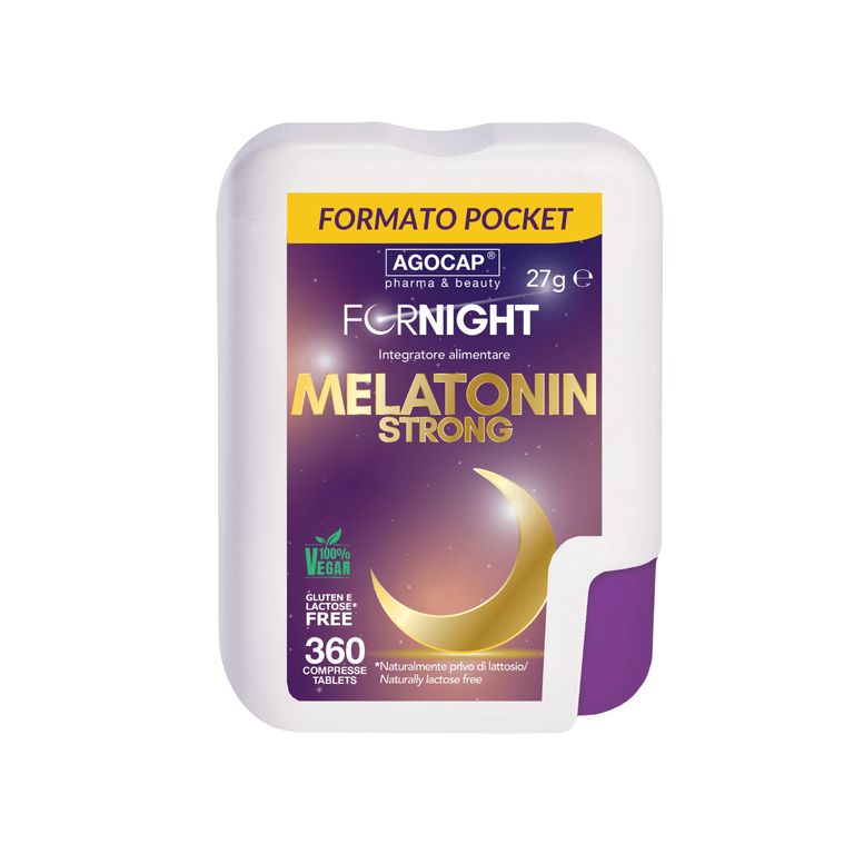 shopapotheke Agocap - MELATONIN STRONG Ergänzungsmittel 360 Tabletten Taschenformat