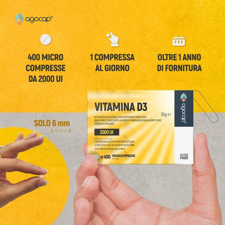Shopapotheke Agocap - Vitamin D3 2000 Ui Knochen Und Immunsystem