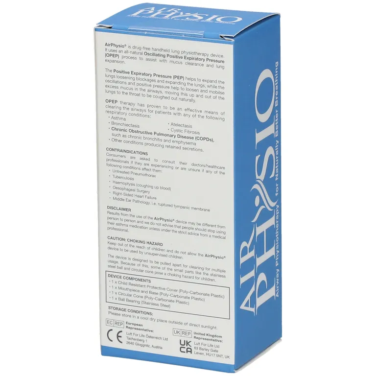 Shopapotheke AIRPHYSIO Gerät Bei Geringer Lungenkapazität