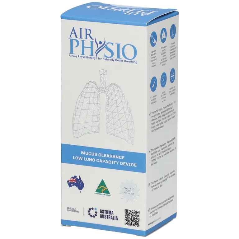 shopapotheke AIRPHYSIO Gerät bei geringer Lungenkapazität