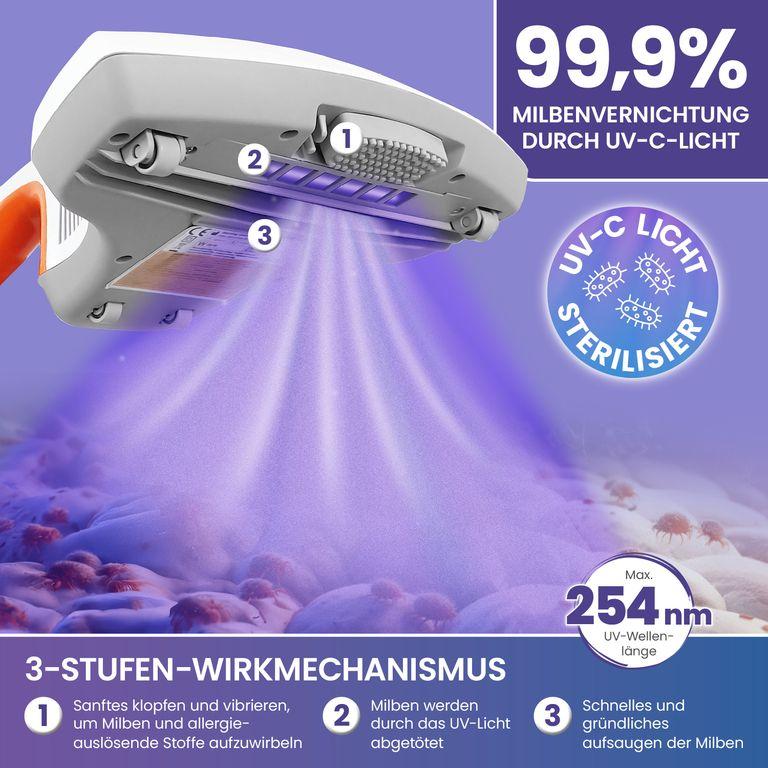 Shopapotheke Aktimeo Milben-Handstaubsauger Mit UV-C Licht
