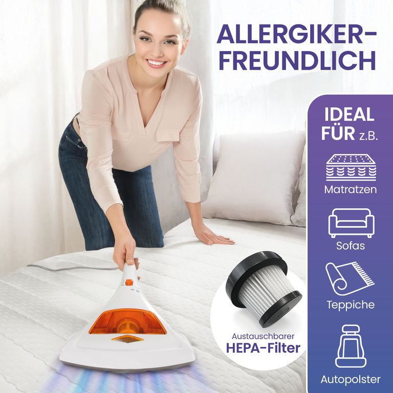 Shopapotheke Aktimeo Milben-Handstaubsauger Mit UV-C Licht