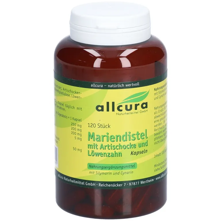 Shopapotheke Allcura Mariendistel Mit Artischocke Und Löwenzahn