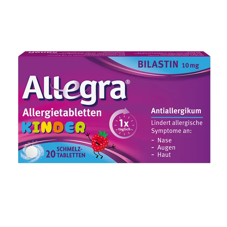 shopapotheke Allegra® Allergietabletten für Kinder – Schmelztabletten 20 St