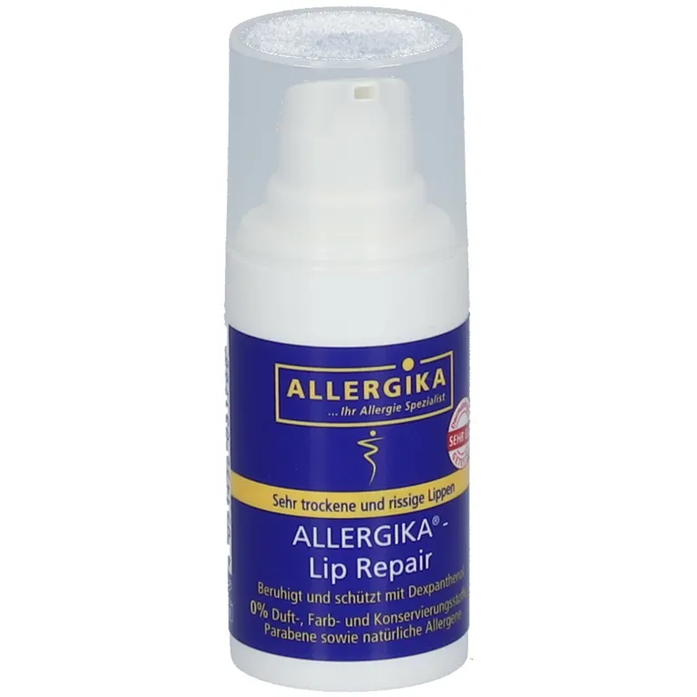 Shopapotheke ALLERGIKA® Lip Repair - Regenerierende Intensiv Schützende Pflege Mit Dexpanthenol Bei Trockenen Aufgesprungenen Lippen Und Eingerissenen Mundwinkeln