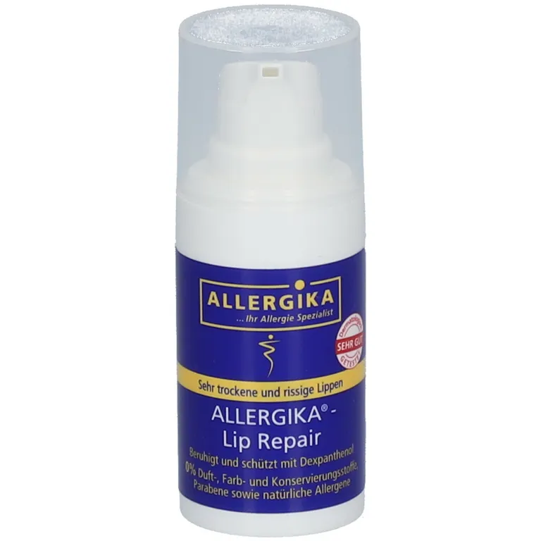 shopapotheke ALLERGIKA® Lip Repair - Regenerierende intensiv schützende Pflege mit Dexpanthenol bei trockenen aufgesprungenen Lippen und eingerissenen Mundwinkeln