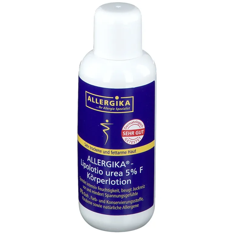 Shopapotheke ALLERGIKA® Lipolotio Urea 5% F - Feuchtigkeitsspendende Rückfettende Körperpflege Bei Sehr Trockener Gespannter Und Schuppiger Haut Xerosis Oder Diabetes