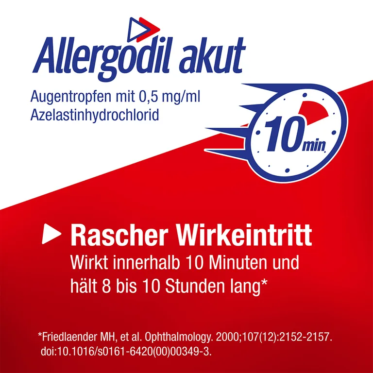 Shopapotheke Allergodil® Akut Augentropfen: Lindernde Lösung Für Die Augen Bei Pollenallergie Heuschnupfen Nicht-saisonaler Allergie - Jetzt 10% Mit Dem Code Cooper10 Sparen*