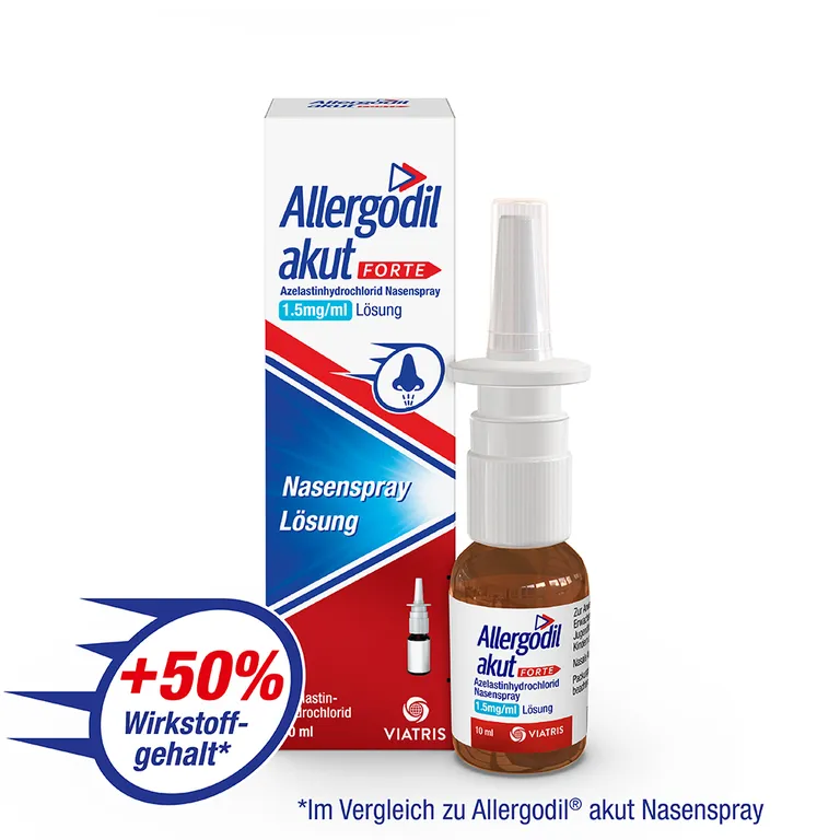 Shopapotheke Allergodil® Akut FORTE Nasenspray: Azelastin Spray Gegen Heuschnupfen & Nicht-saisonale Allergische Rhinitis 1 5 Mg/1 Ml Lösung - Jetzt 10% Mit Dem Code Cooper10 Sparen*