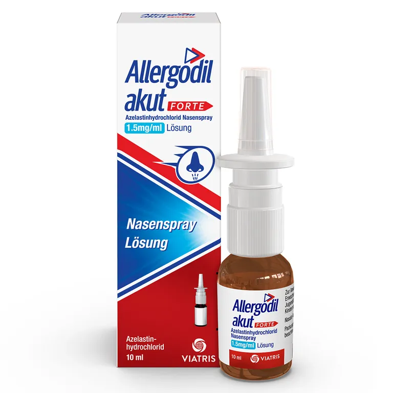 shopapotheke Allergodil® akut FORTE Nasenspray: Azelastin Spray gegen Heuschnupfen & nicht-saisonale allergische Rhinitis 1 5 mg/1 ml Lösung - Jetzt 10% mit dem Code cooper10 sparen*
