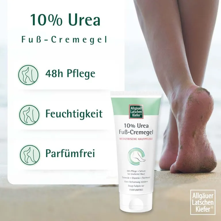 Shopapotheke Allgäuer Latschenkiefer 10 % Urea Fuß-Cremegel