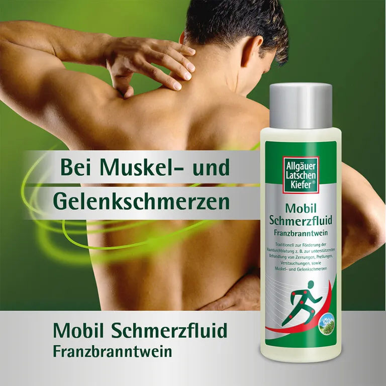 Shopapotheke Allgäuer Latschenkiefer® Mobil Schmerzfluid Franzbranntwein