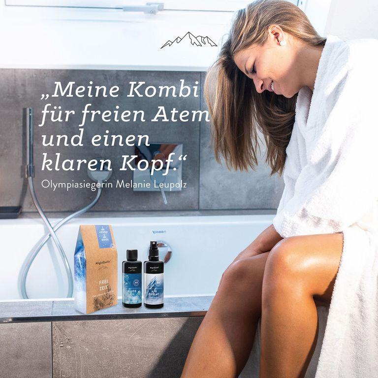 Shopapotheke AllgäuQuelle Bio Geschenk-Set Mit Bio-Öle Raumspray Badeöl Eukalyptus Salbei Minze Und Cajeput