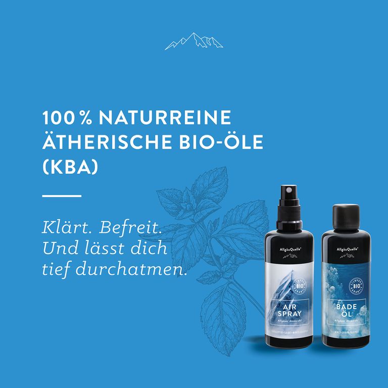 Shopapotheke AllgäuQuelle Bio Geschenk-Set Mit Bio-Öle Raumspray Badeöl Eukalyptus Salbei Minze Und Cajeput