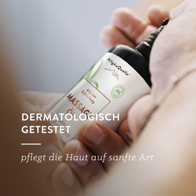 Shopapotheke AllgäuQuelle BIO Massageöl-Set Mit 100% Bio ätherische Öle Lemongrass Orange Und Lavendel Zeder