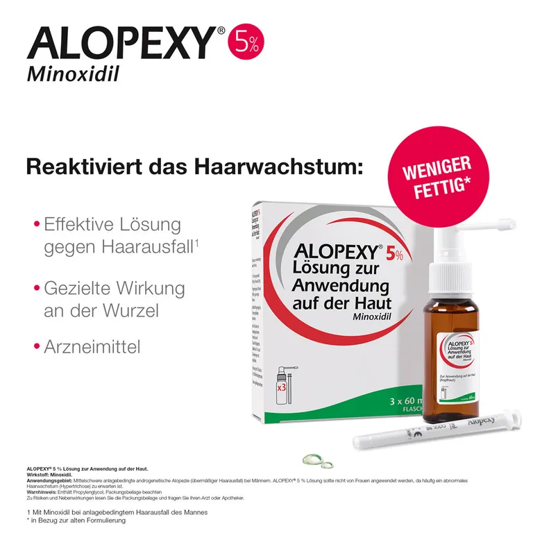 Shopapotheke ALOPEXY 5% Lösung Zur Anwendung Auf Der Haut 3X60 Ml Gegen Anlagebedingten Haarausfall