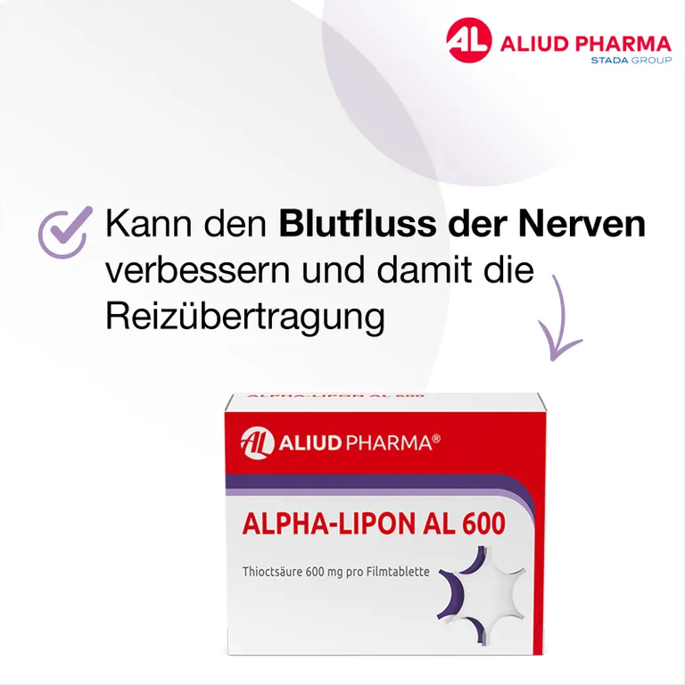 Shopapotheke Alpha-Lipon AL 600 Für Missempfindungen Bei Diabetischer Nervenbeschädigung