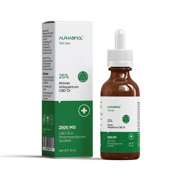 shopapotheke ALPHABINOL® - THC-frei Premium Vollspektrum CBD Öl