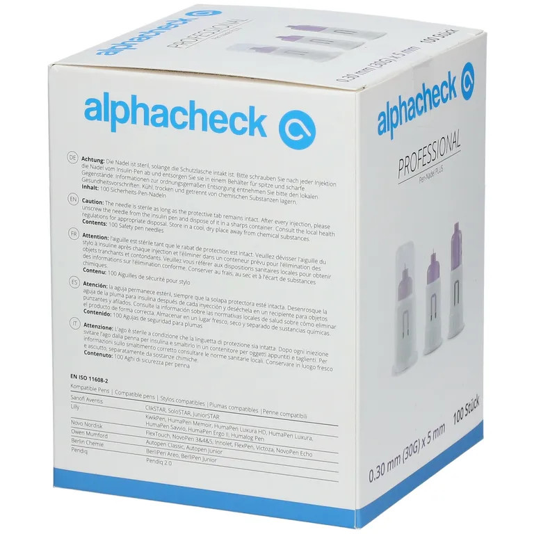 Shopapotheke Alphacheck Professional Injektionsnadeln