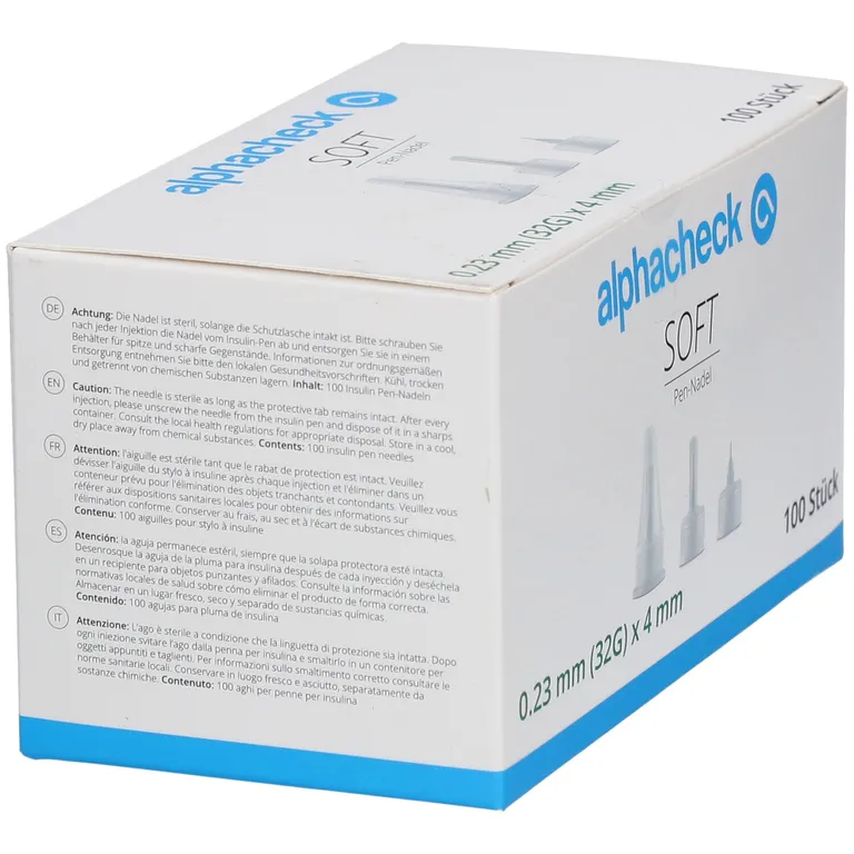 Shopapotheke Alphacheck Soft Pen Nadeln 32 G X 4 Mm