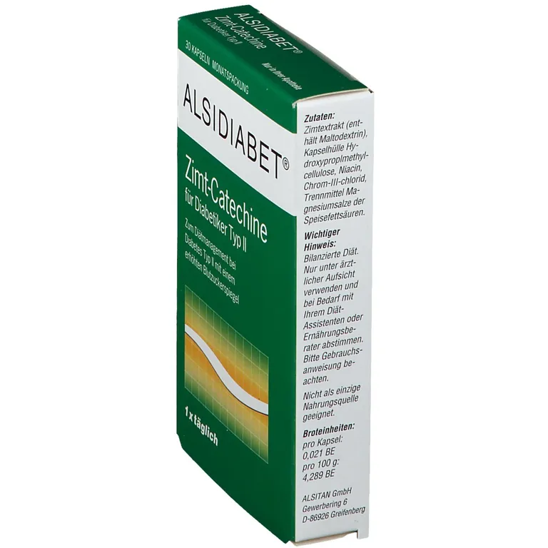 Shopapotheke ALSIDIABET® Zimt-Catechine Für Diabetiker Typ II