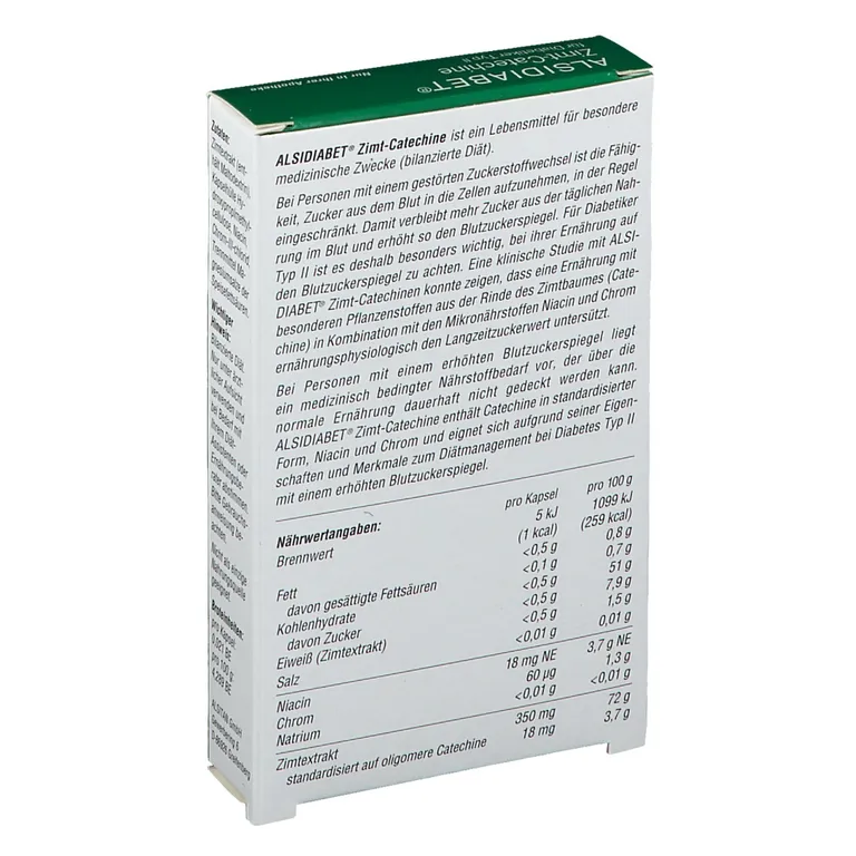 Shopapotheke ALSIDIABET® Zimt-Catechine Für Diabetiker Typ II